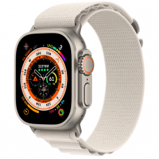 Купить Apple Watch Ultra 49 mm Titanium Case with Starlight Alpine Loop