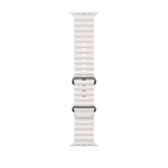 Apple Watch Ultra 49 mm Titanium Case with White Ocean Band