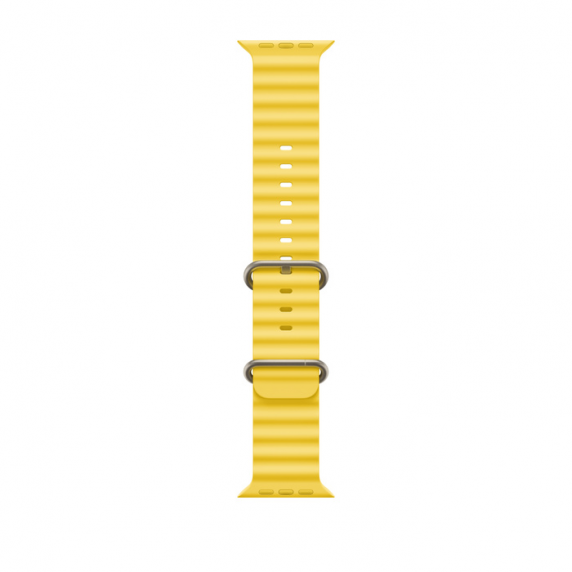 Apple Watch Ultra 49 mm Titanium Case with Yellow Ocean Band