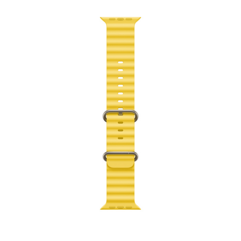 Apple Watch Ultra 49 mm Titanium Case with Yellow Ocean Band