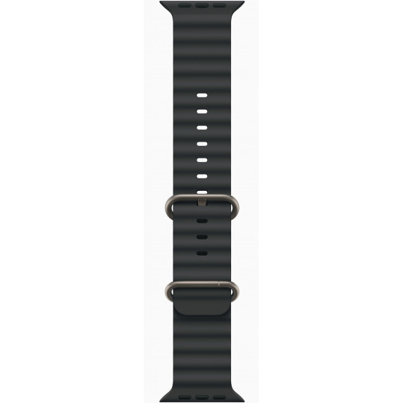 Apple Watch Ultra 3 49mm Ocean Band Black / Black Titanium Case