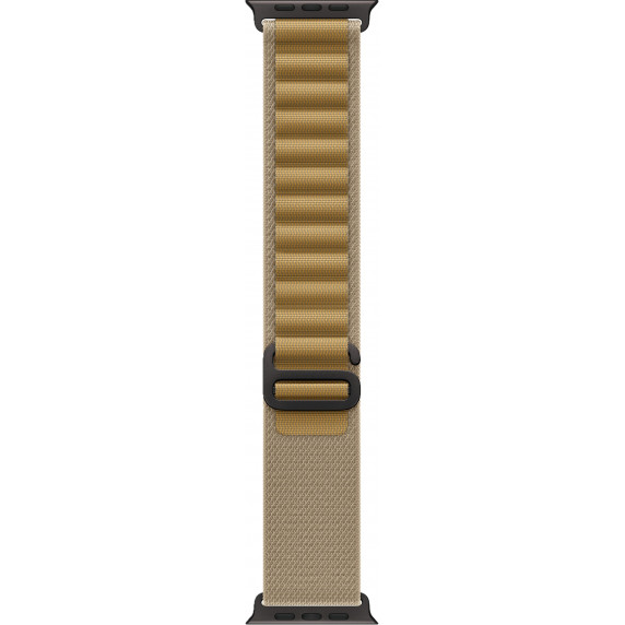 Apple Watch Ultra 2 49mm Alpine Loop Tan / Black Titanium Case